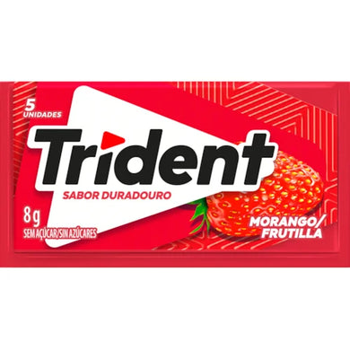 TRIDENT Chiclete Sabor Morango 8g