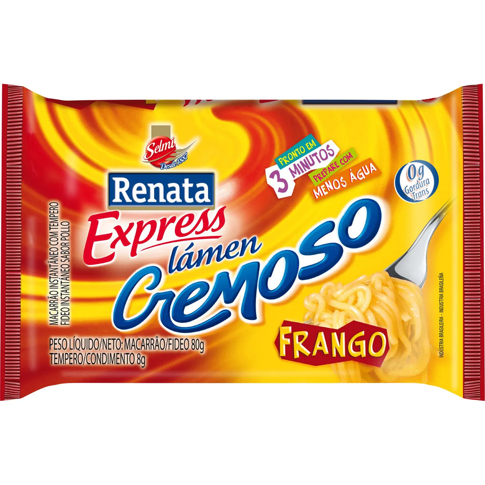 Macarrão Instantâneo Renata Cremoso Frango 88g