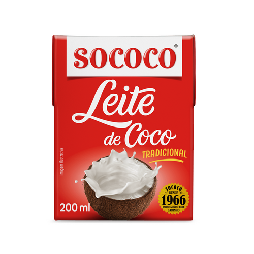 SOCOCO Leite de coco 200ml