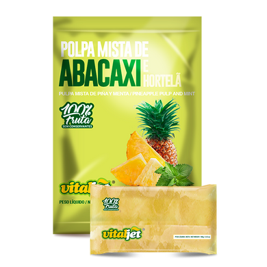 VITALJET - Polpa de Abacaxi com hortelã