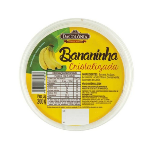 Bananinha Cristalizada 200g