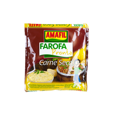 AMAFIL Farofa Pronta de Carne Seca