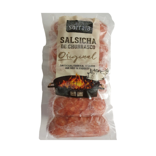 Salsicha de Churrasco (Linguicinha toscana) - Aprox. 510g, pacote com 10 unidades